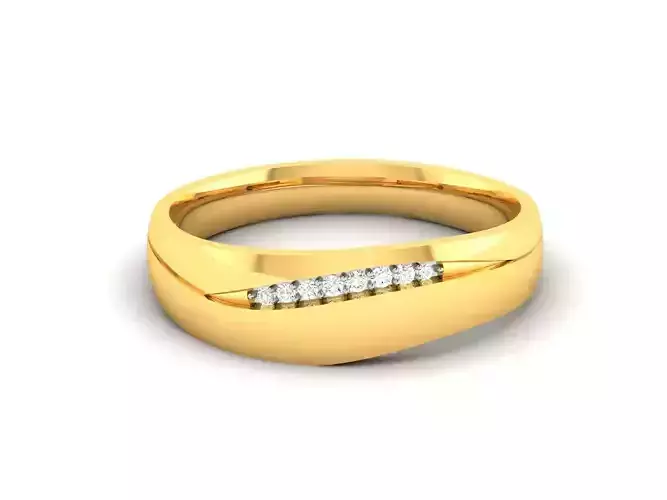 Women band ring 3dm stl render detail