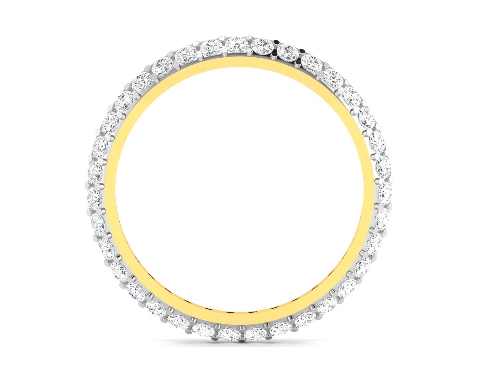 Women band ring 3dm stl render detail 3D print model_5