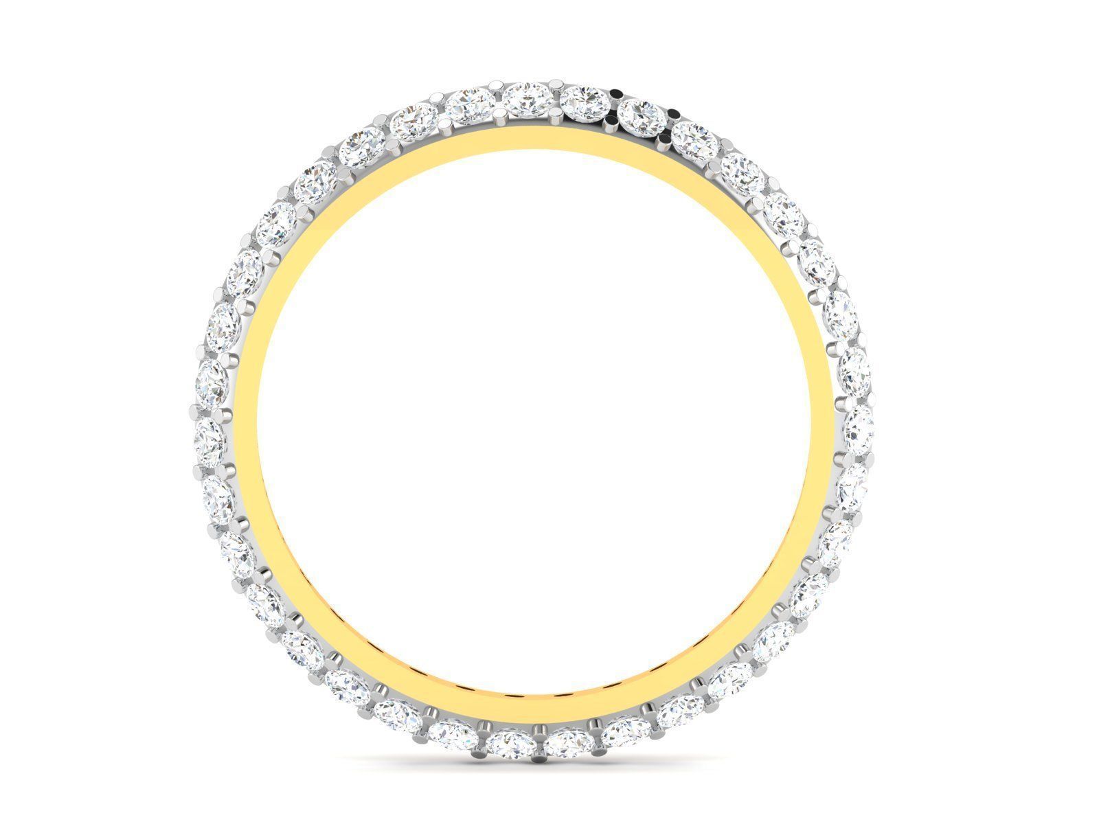 Women band ring 3dm stl render detail 3D print model_3