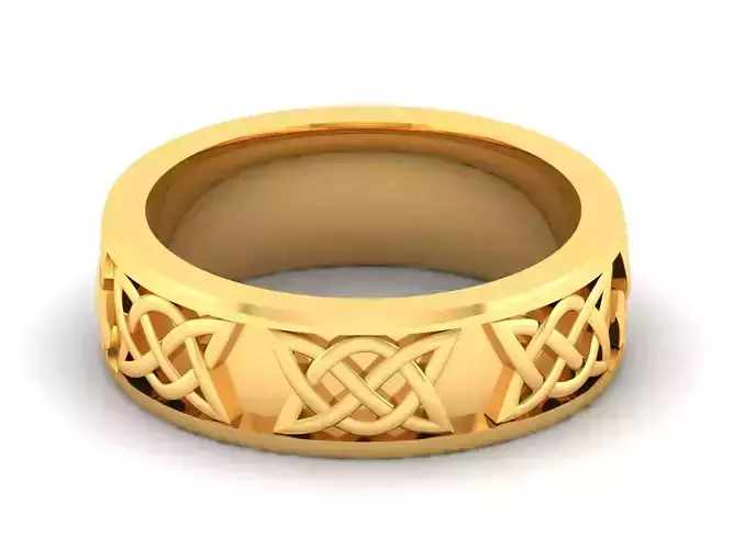 Women band ring 3dm stl render 3D print model