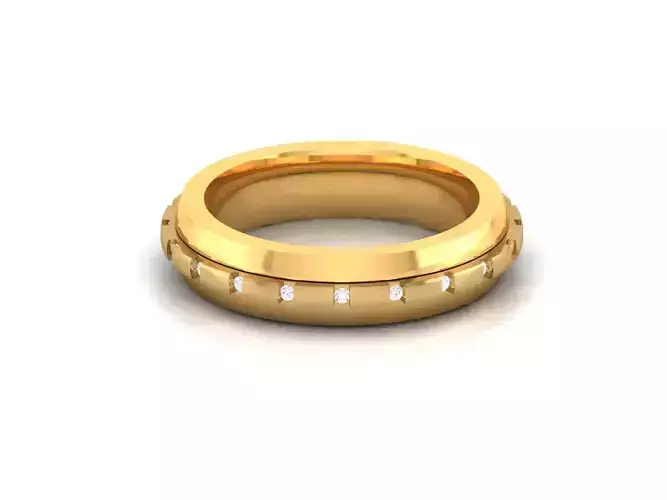 Women band ring 3dm stl render