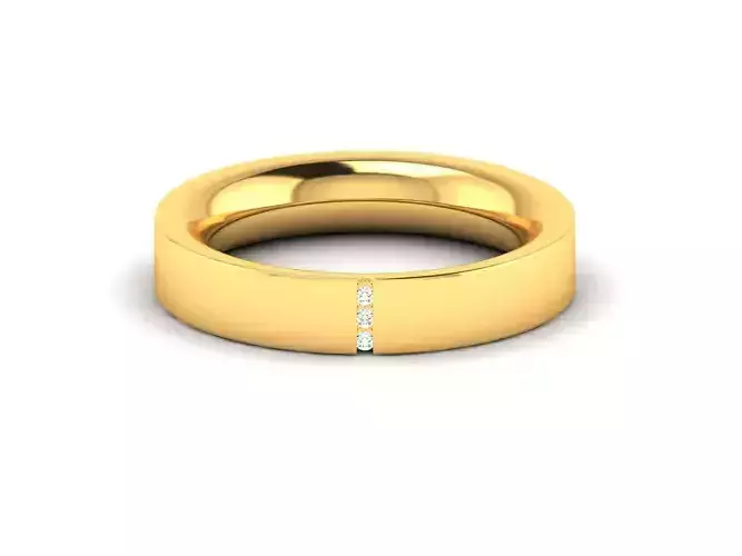 Women band ring 3dm stl render 3D print model