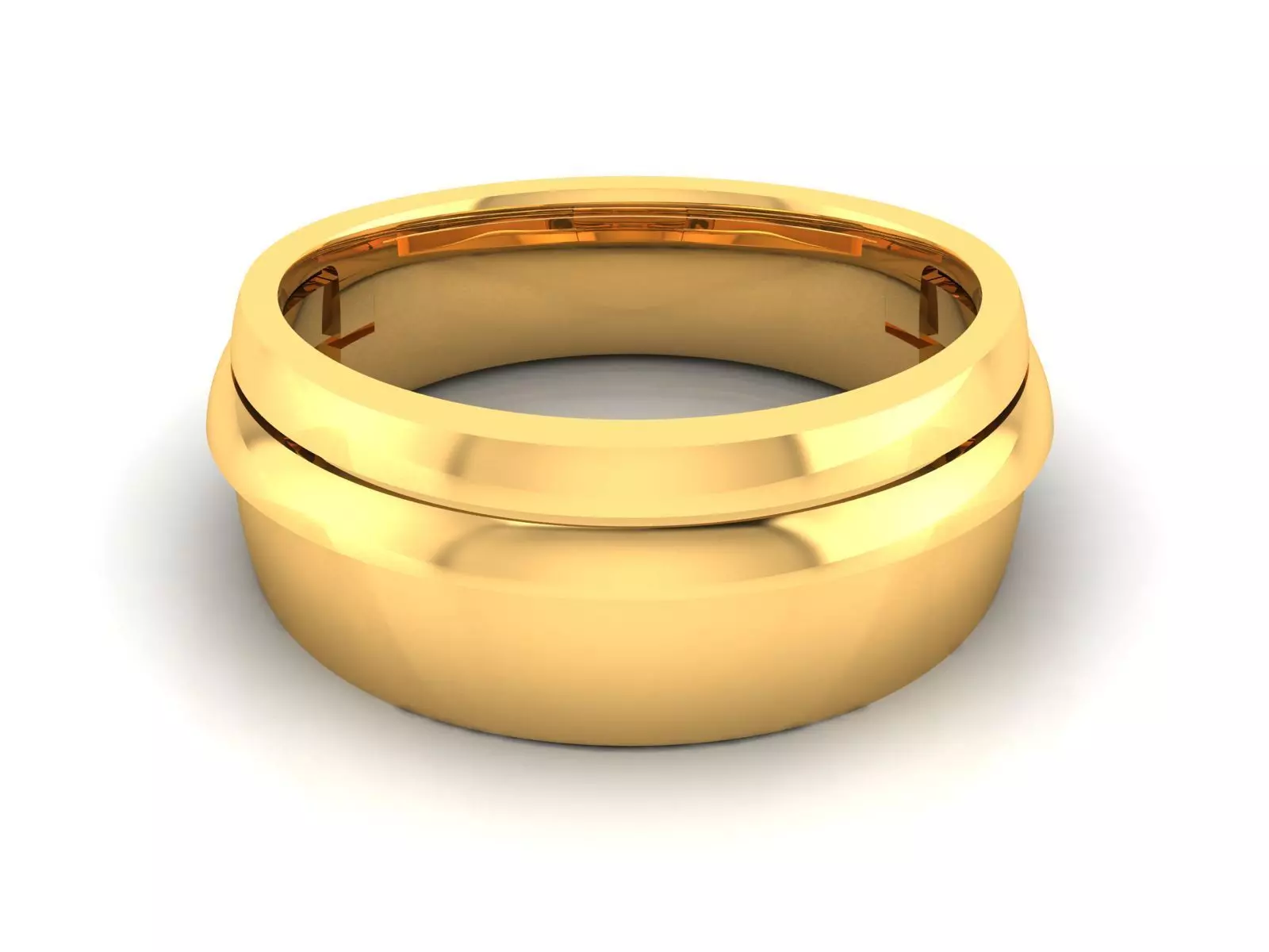Women band ring 3dm stl render detail 3D print model_0