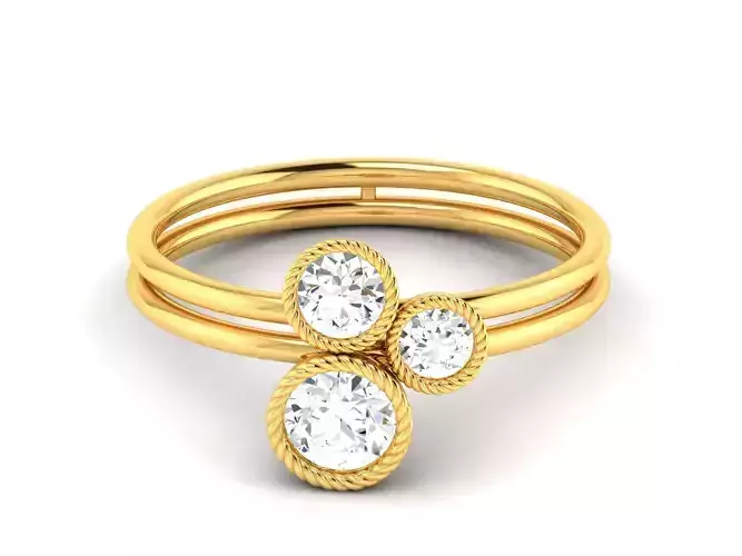 Women ring 3dm stl render detail