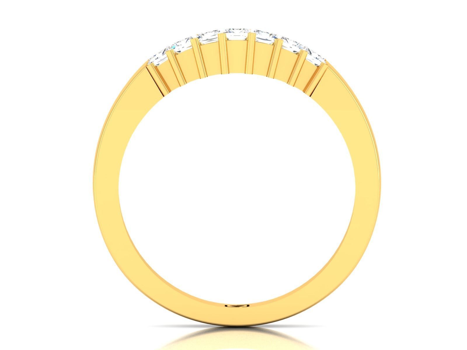 Women band ring 3dm stl render 3D print model_5