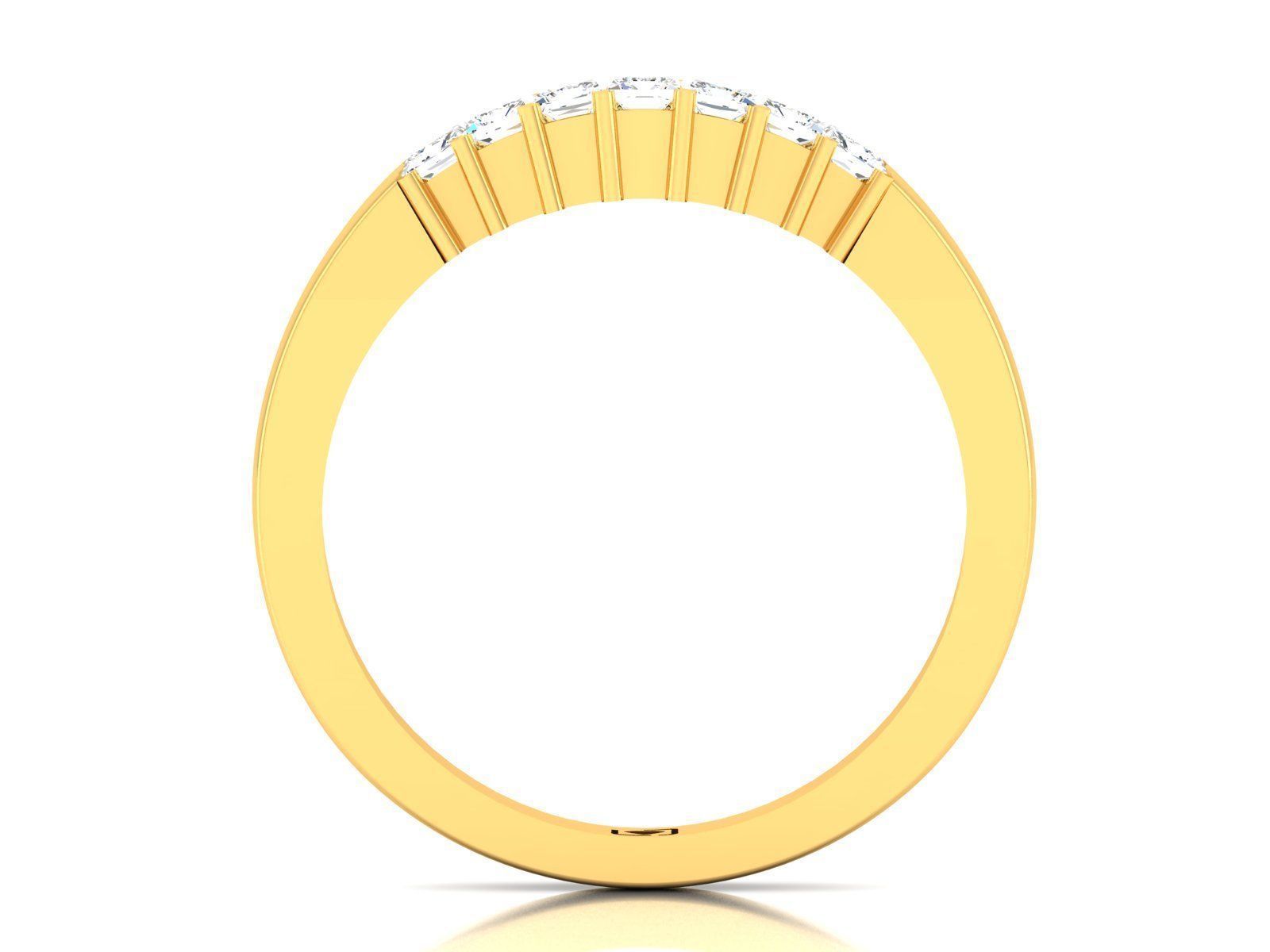 Women band ring 3dm stl render 3D print model_3