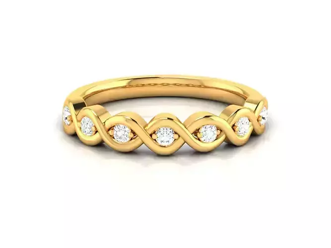 Women band ring 3dm stl render 3D print model
