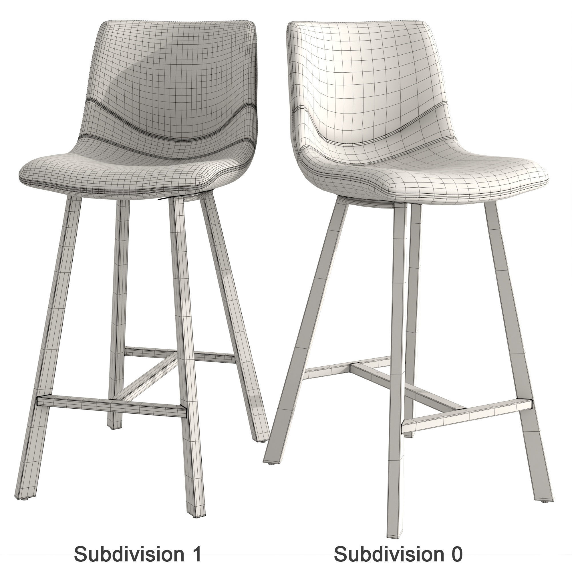 Bar stool Trac CC0312UE86 3D model_1