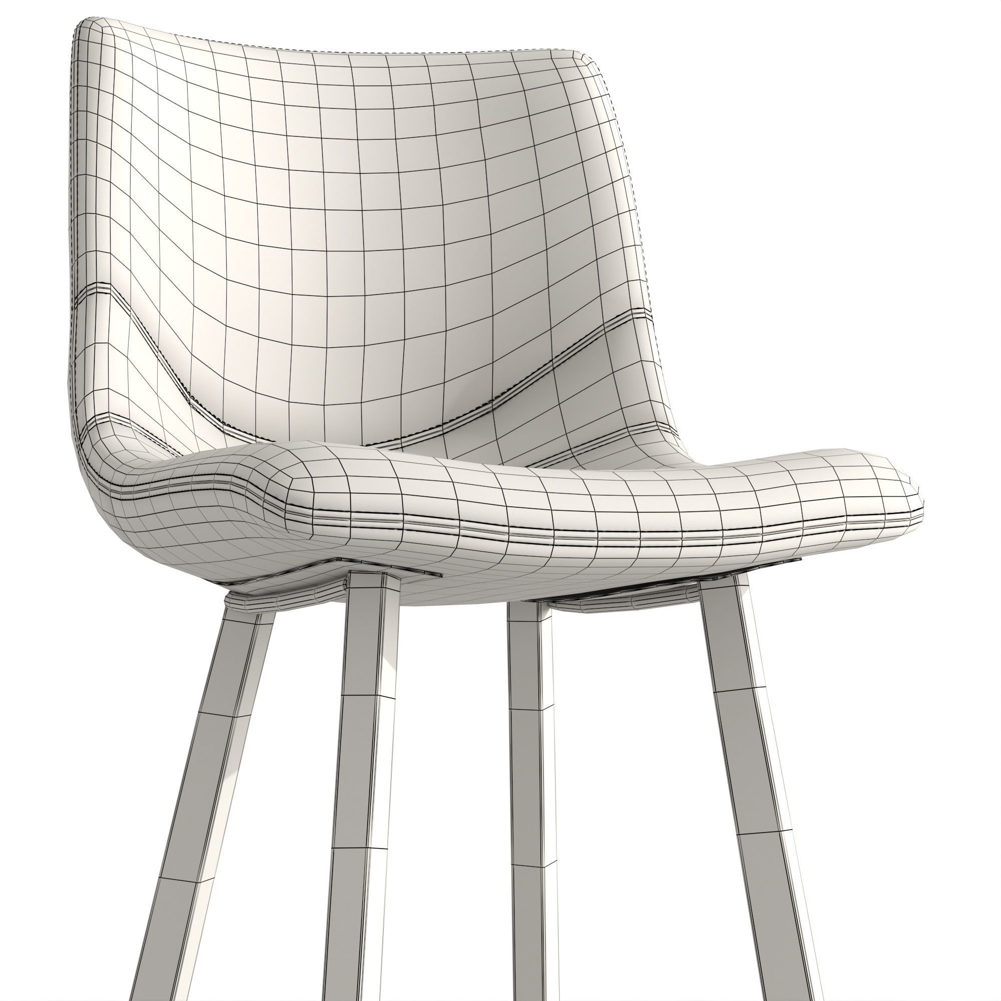 Bar stool Trac CC0312UE86 3D model_5
