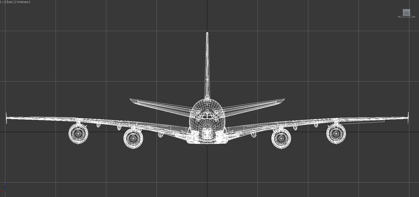 Airbus A380-8 Home livery Low-poly 3D model_4