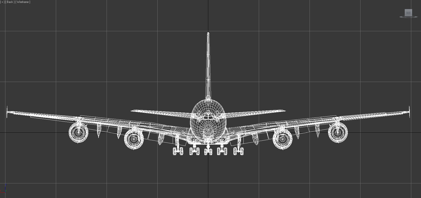 Airbus A380-8 Home livery Low-poly 3D model_5