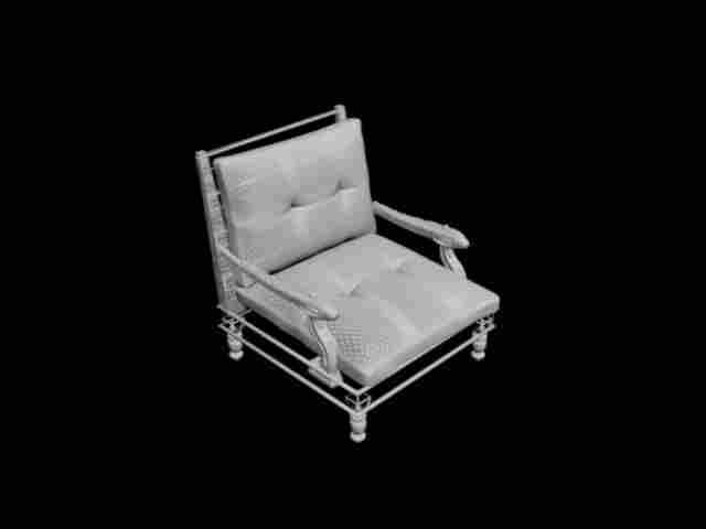 ARMCHAIR 3D model_4