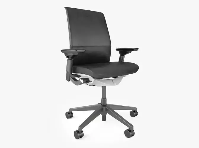 Crate and Barrel - Steelcase Think Ebony Chair 3D model