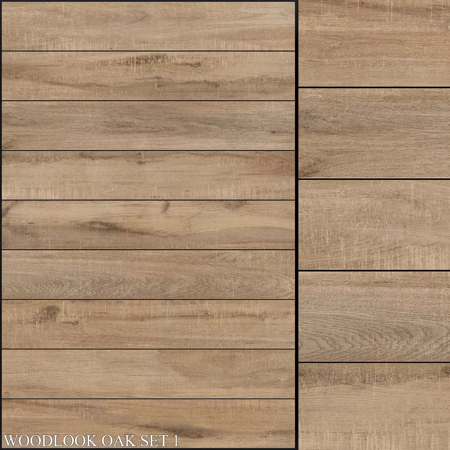 Decovita Woodlook Oak 200x1200 Set 1 3D model_0