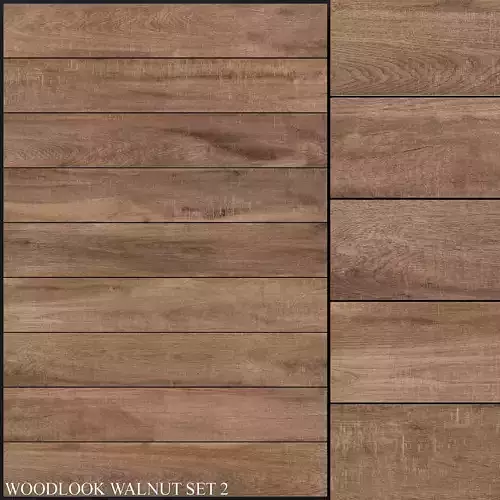 Decovita Woodlook Walnut 200x1200 Set 2