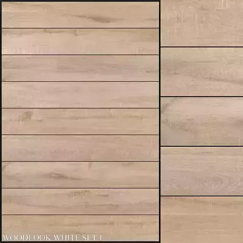 Decovita Woodlook White 200x1200 Set 1