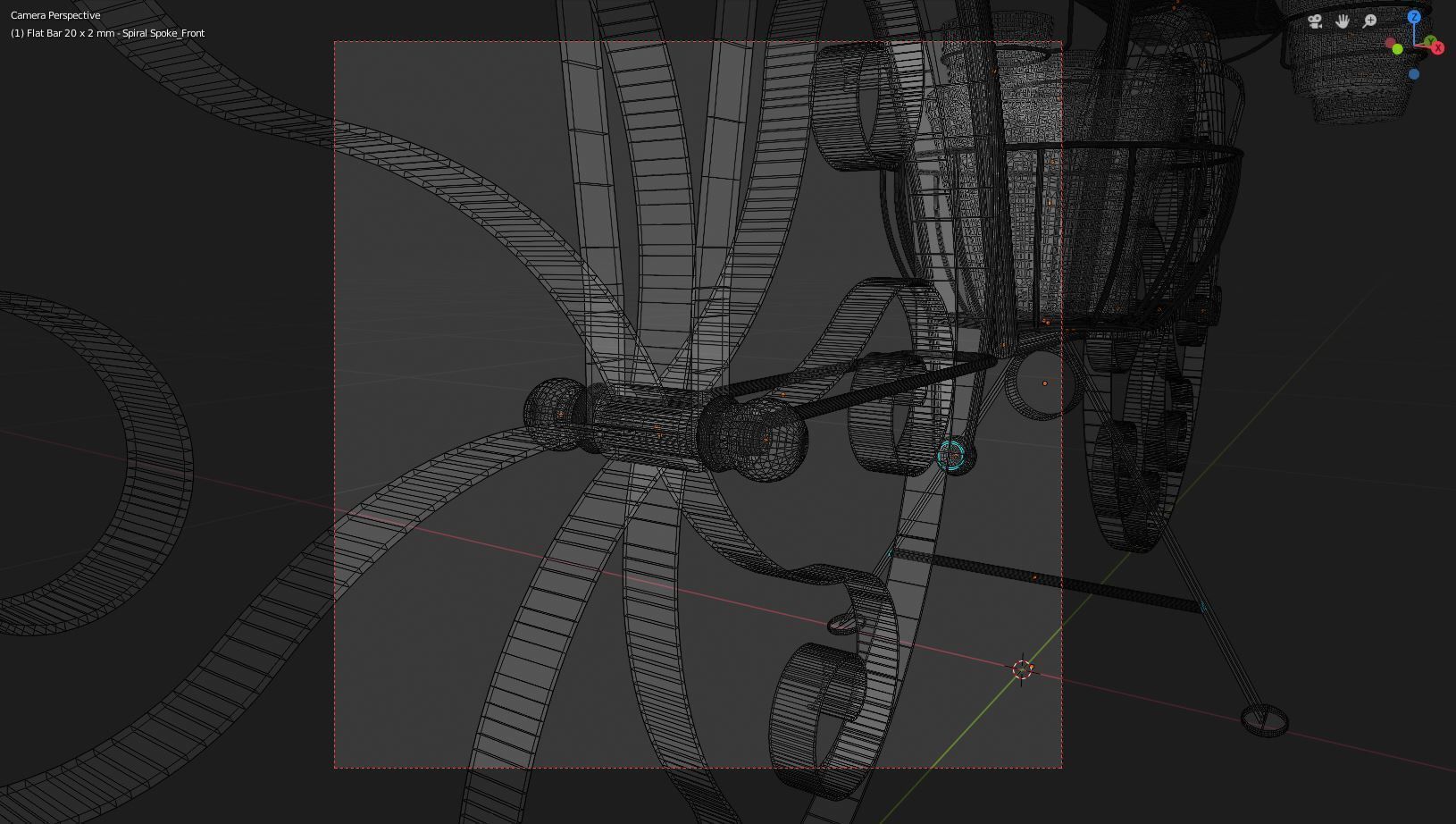 Garden Bicycle with flower pots 3D model_8