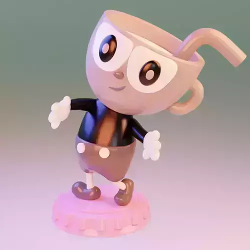 Concept Cuphead for 3d print 3D print model