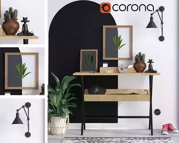 CORONA SCENE 25-Home Lifestyle 3D model