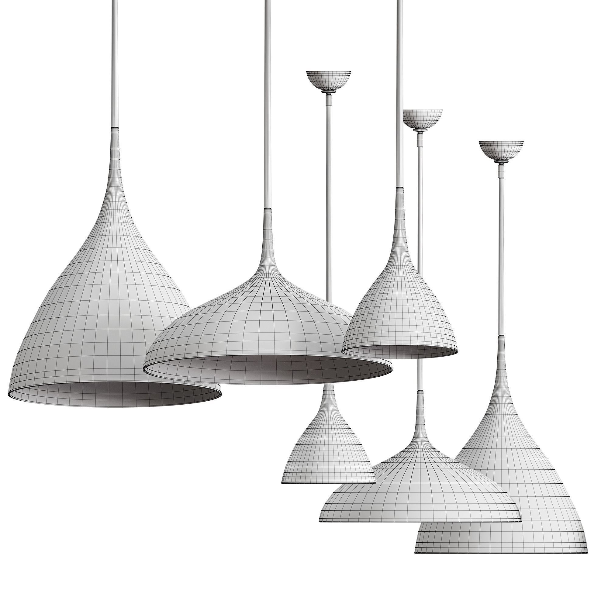 Agnes Pendant Lamp 3D model_6