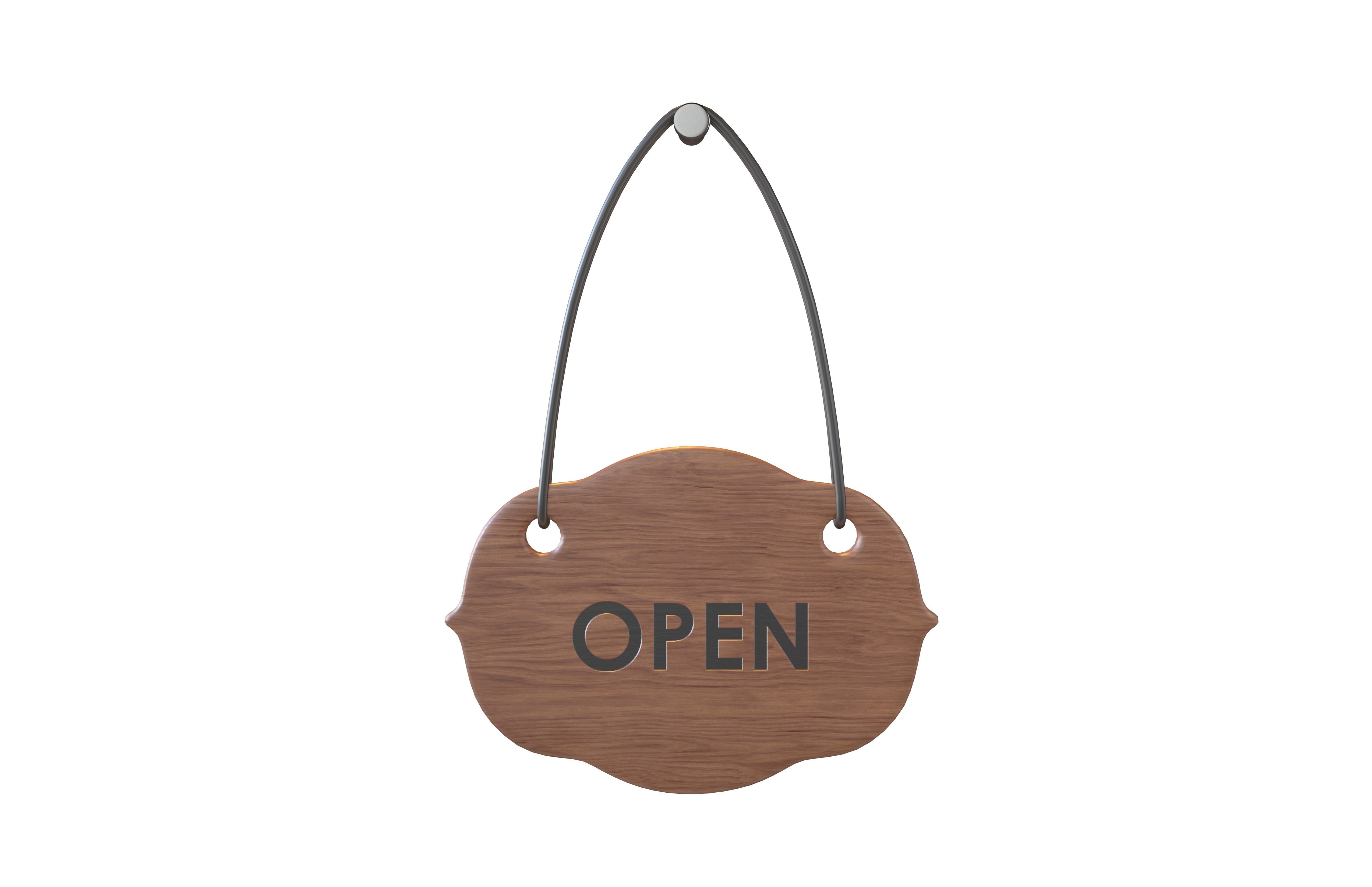 Sign Board Pack v1 01 Low-poly 3D model_15