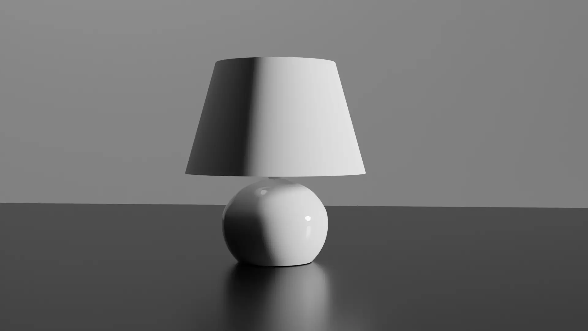 Basic Lamp 3D model_0