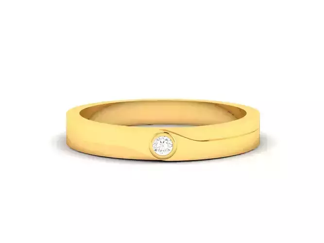 Women band ring 3dm stl render