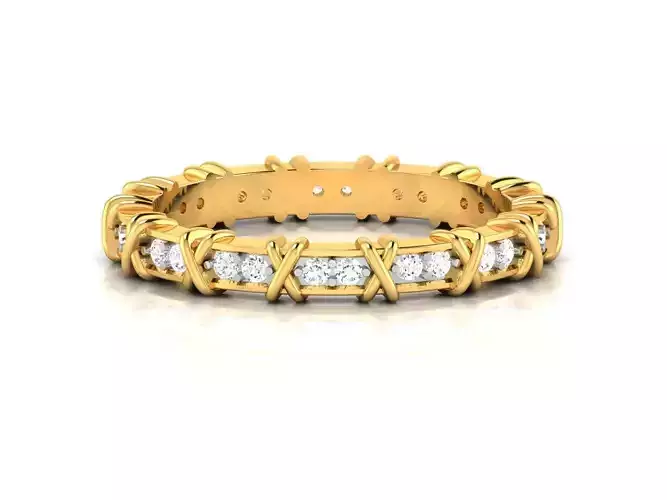 Women band ring 3dm stl render 3D print model