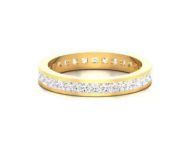 Women band ring 3dm stl render 3D print model