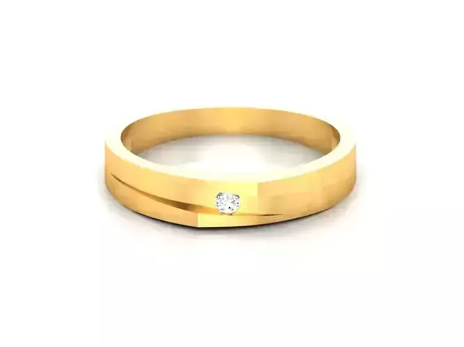 Women band ring 3dm stl render