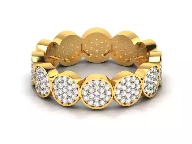 Women band ring 3dm stl render 3D print model