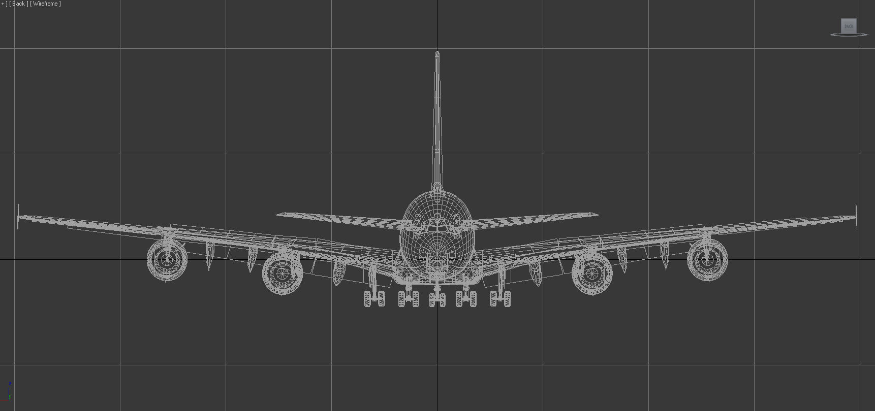 Airbus A380-8 Emirates airlines Expo 2020 livery Low-poly 3D model_10