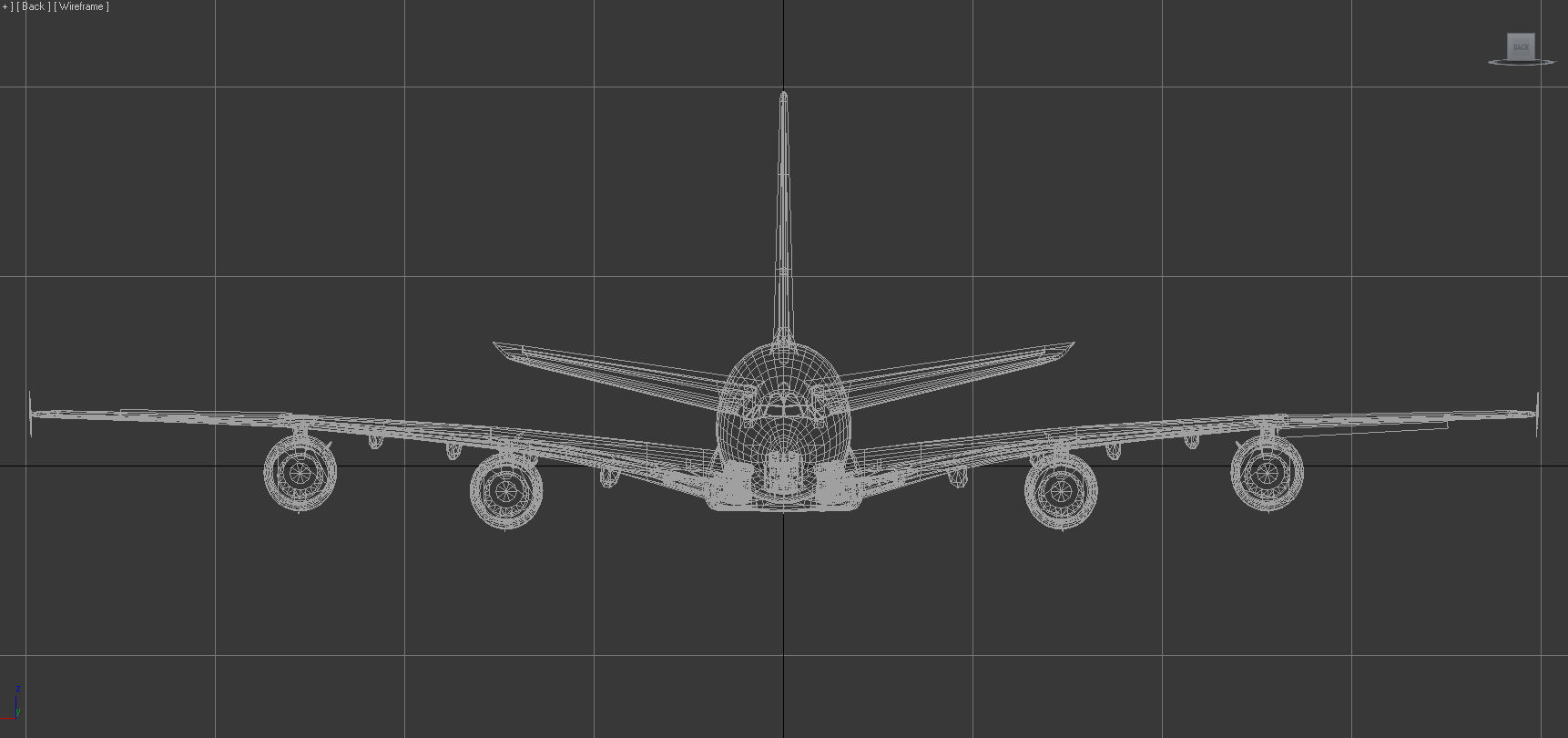 Airbus A380-8 Emirates airlines Expo 2020 livery Low-poly 3D model_9