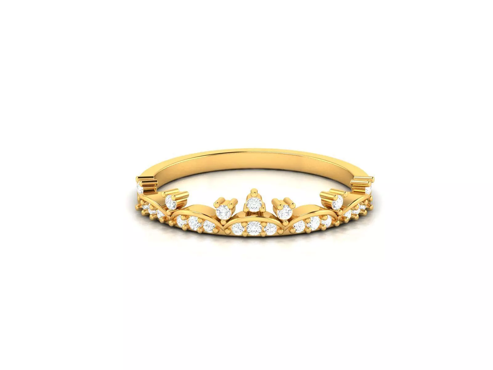 Women band ring 3dm stl render detail 3D print model_0