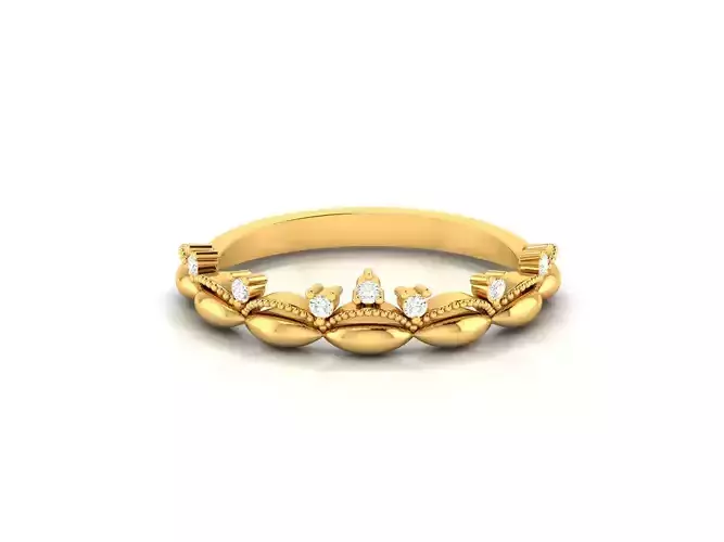 Women band ring 3dm stl render 3D print model