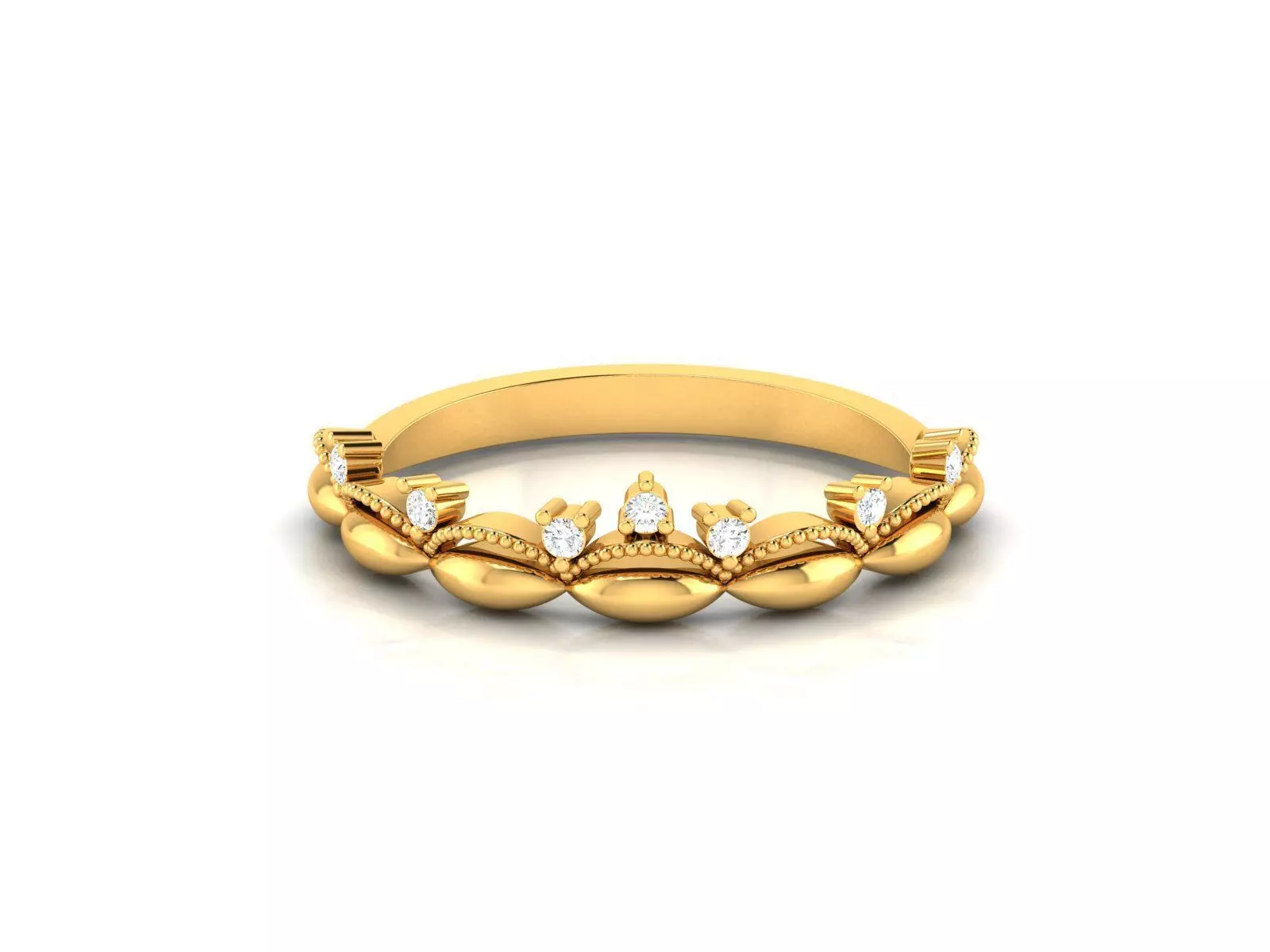 Women band ring 3dm stl render 3D print model_0