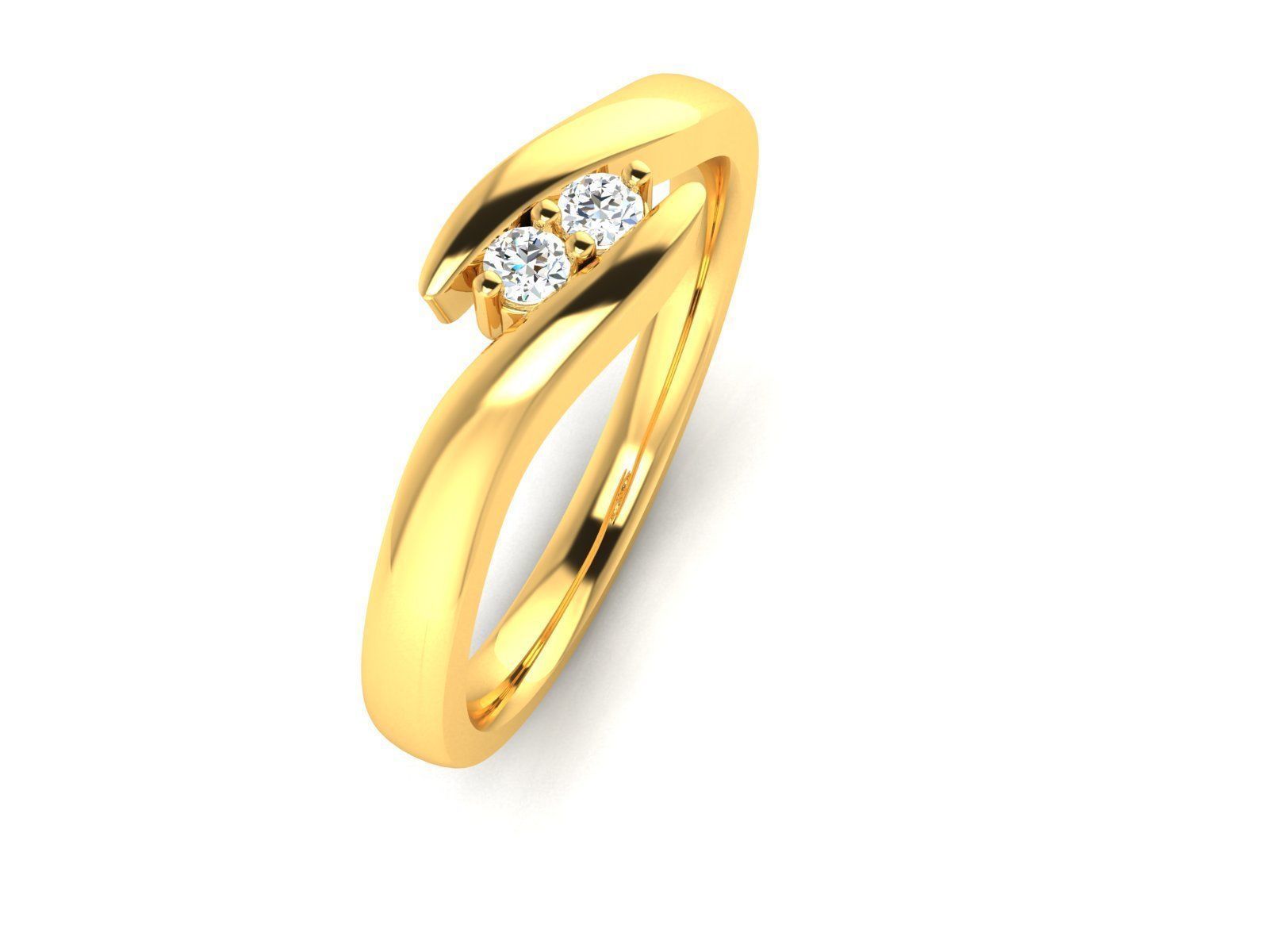 Women band ring 3dm stl render detail 3D print model_10