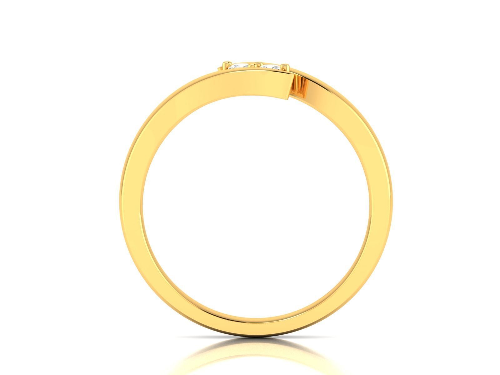 Women band ring 3dm stl render detail 3D print model_2