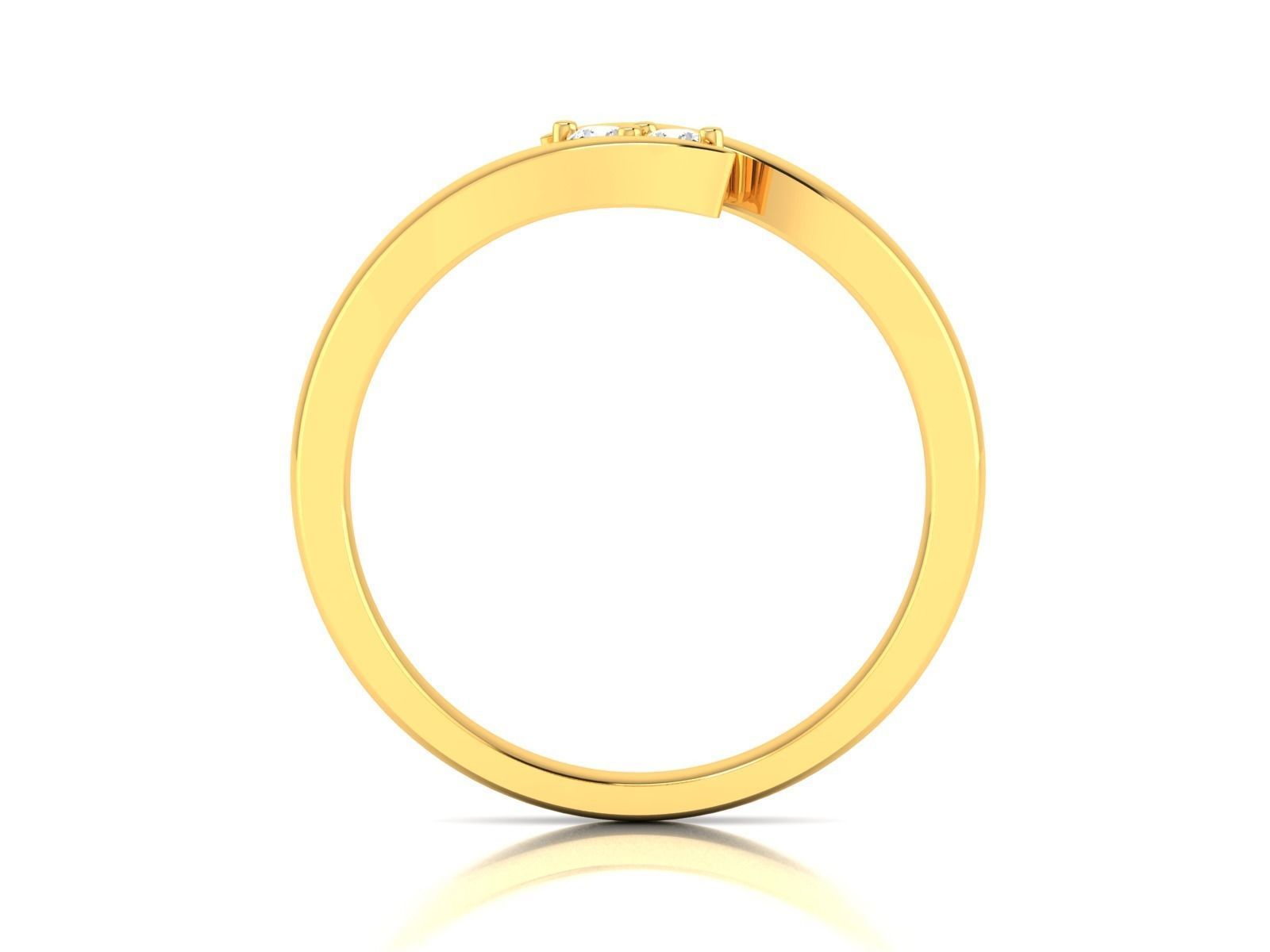 Women band ring 3dm stl render detail 3D print model_7