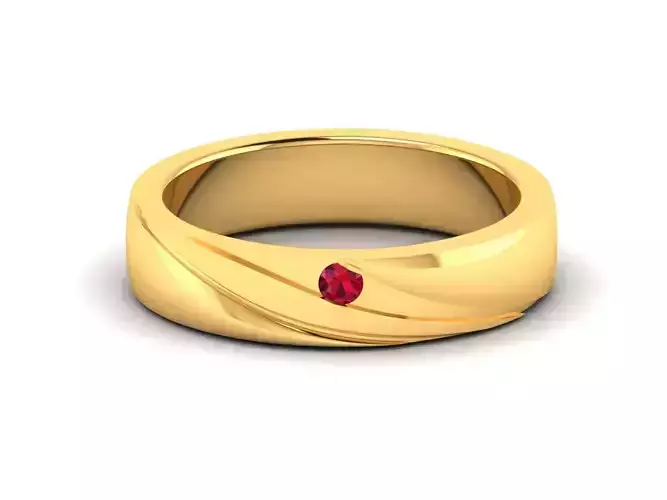 Women band ring 3dm stl render
