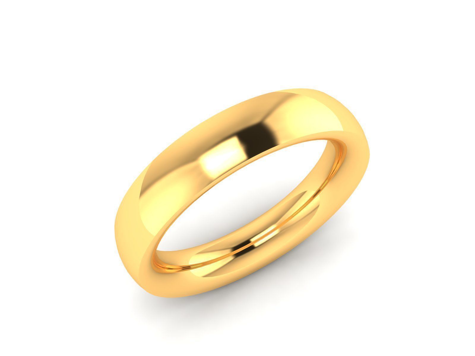Women band ring 3dm stl render 3D print model_3