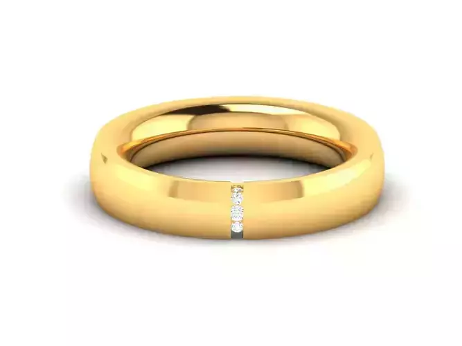 Women band ring 3dm stl render
