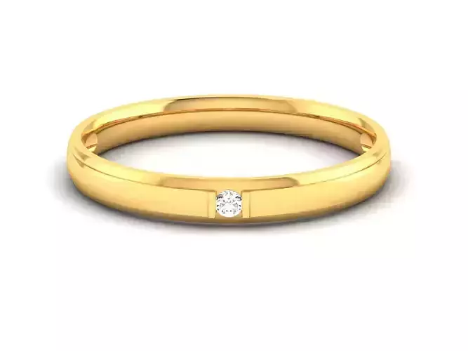 Women band ring 3dm stl render detail