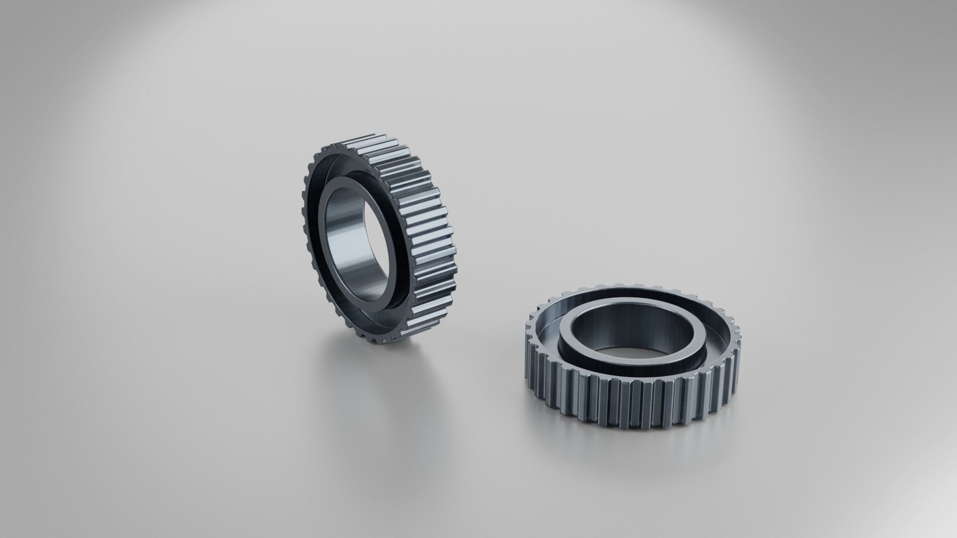Gears Set types of 3D model_9