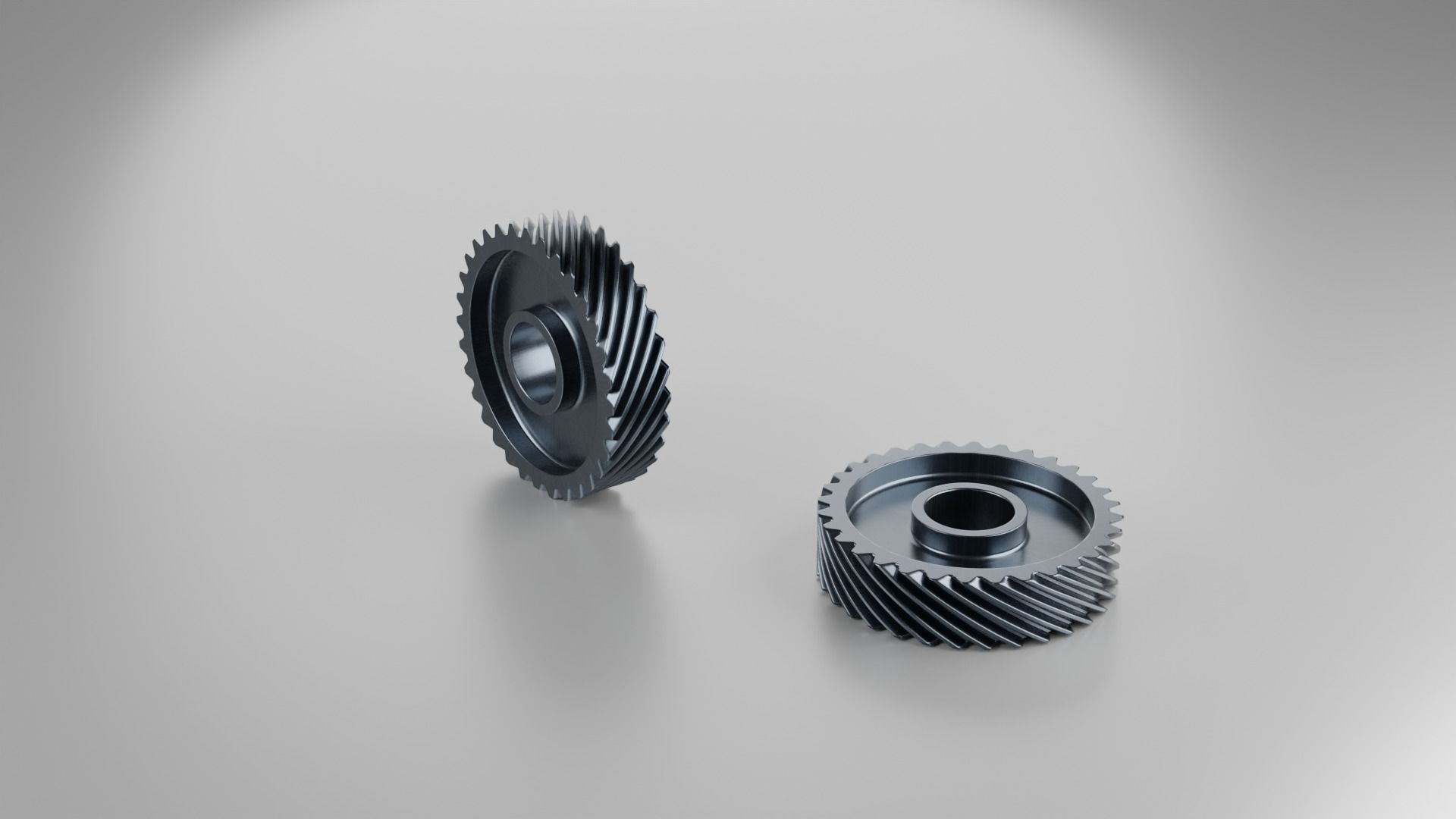 Gears Set types of 3D model_8