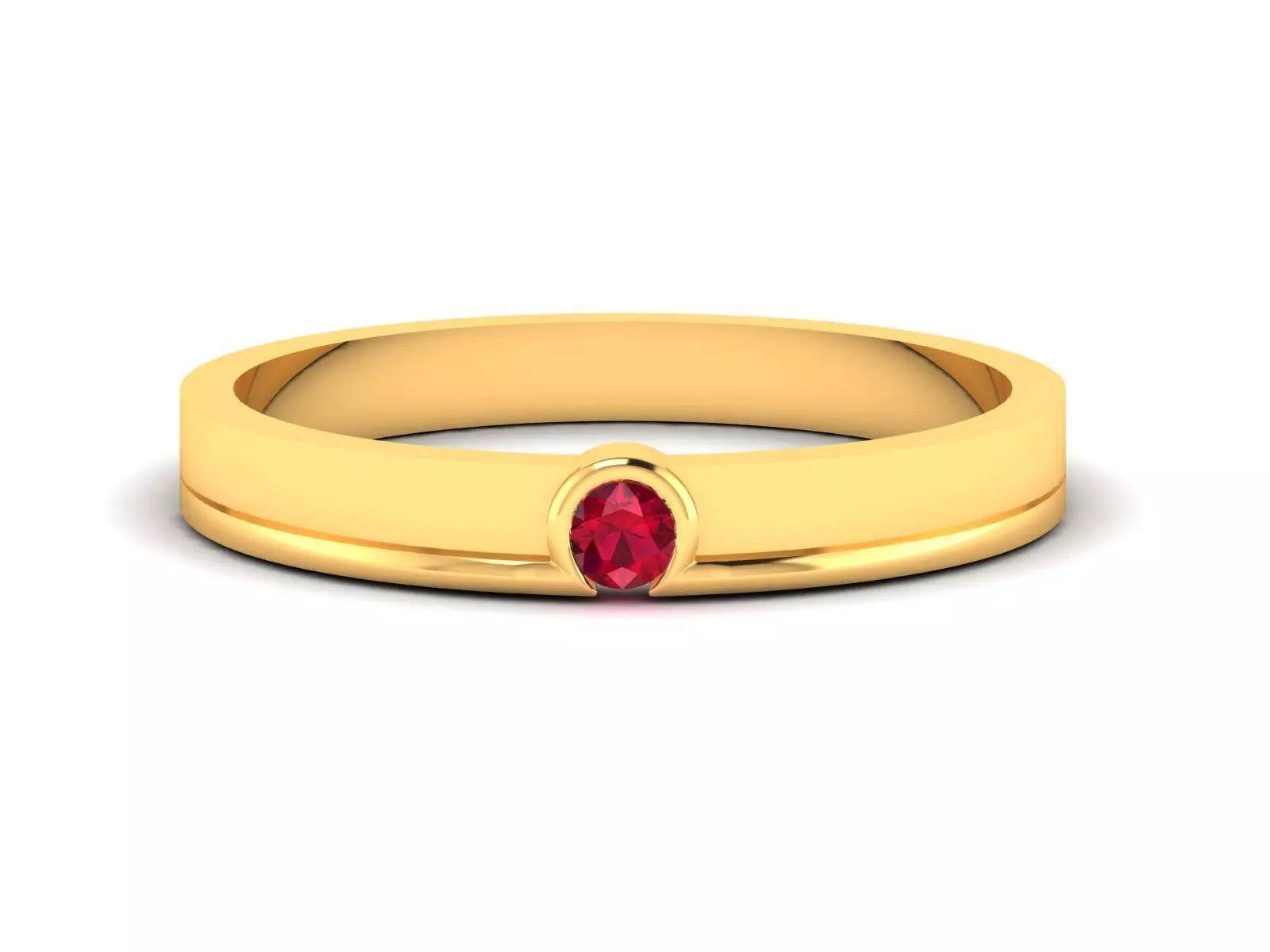 Women band ring 3dm stl render 3D print model