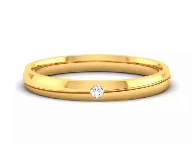Women band ring 3dm stl render 3D print model