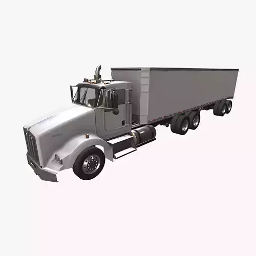 Kenworth T800 Box Trailer