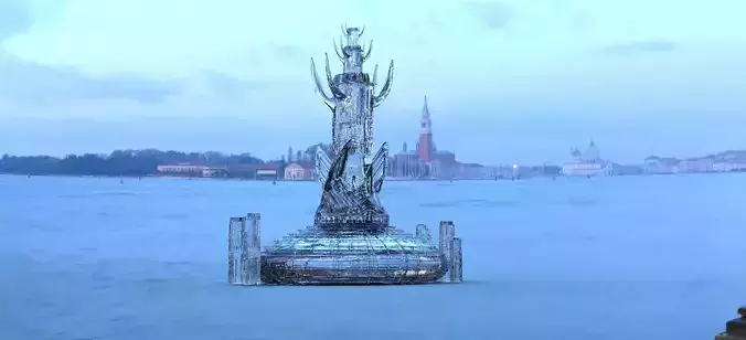 Ocean Skyscraper Fantasy