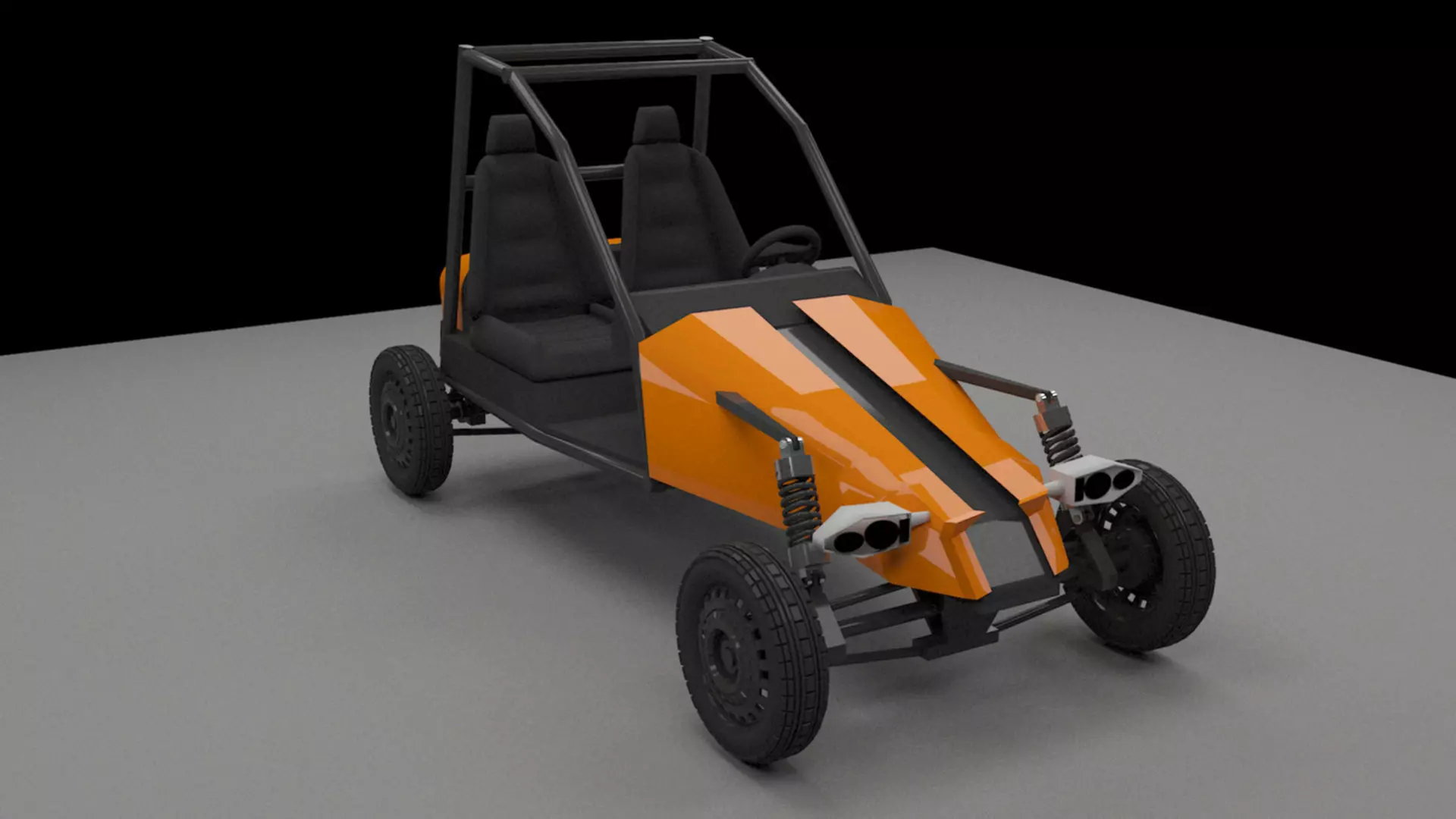 Buggy Car 3D model_0